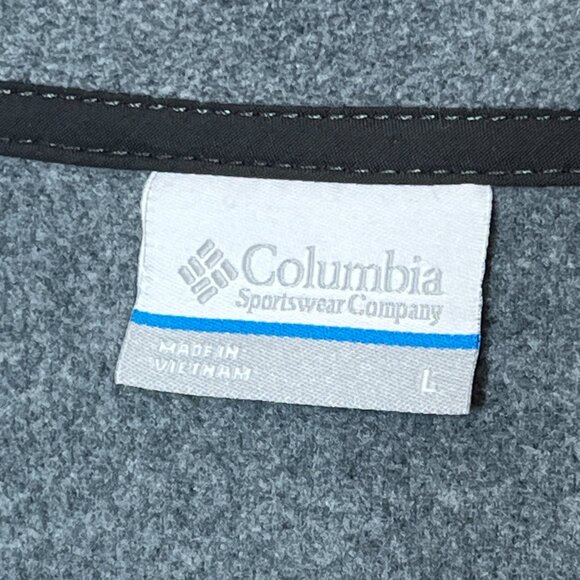 Columbia - Men's Fleece Full Zip Jacket - Size Large - Gray - Picture 4 of 4